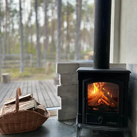 Lubiana180 Wabi Sabi W Lesie Jacuzzi Sauna Kominek - Drewno W Cenie Pobytu - Nad Jeziorem Kaszuby Pieski Tylko Do 10kg Za Dodatkowa Oplata * Lubiana