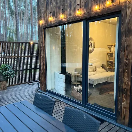 Lubiana180 Wabi Sabi W Lesie Jacuzzi Sauna Kominek - Drewno W Cenie Pobytu - Nad Jeziorem Kaszuby Pieski Tylko Do 10kg Za Dodatkowa Oplata * Lubiana