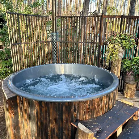 Lubiana180 Wabi Sabi W Lesie Jacuzzi Sauna Kominek - Drewno W Cenie Pobytu - Nad Jeziorem Kaszuby Pieski Tylko Do 10kg Za Dodatkową Opłatą