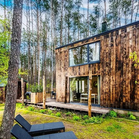 Lubiana180 Wabi Sabi W Lesie Jacuzzi Sauna Kominek - Drewno W Cenie Pobytu - Nad Jeziorem Kaszuby Pieski Tylko Do 10kg Za Dodatkową Opłatą