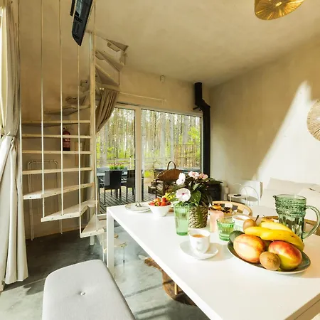 Dom wakacyjny Lubiana180 Wabi Sabi W Lesie Jacuzzi Sauna Kominek - Drewno W Cenie Pobytu - Nad Jeziorem Kaszuby Pieski Tylko Do 10kg Za Dodatkową Opłatą Lubiana
