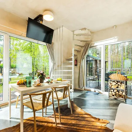 Ferienhaus Lubiana180 Wabi Sabi W Lesie Jacuzzi Sauna Kominek - Drewno W Cenie Pobytu - Nad Jeziorem Kaszuby Pieski Tylko Do 10kg Za Dodatkowa Oplata