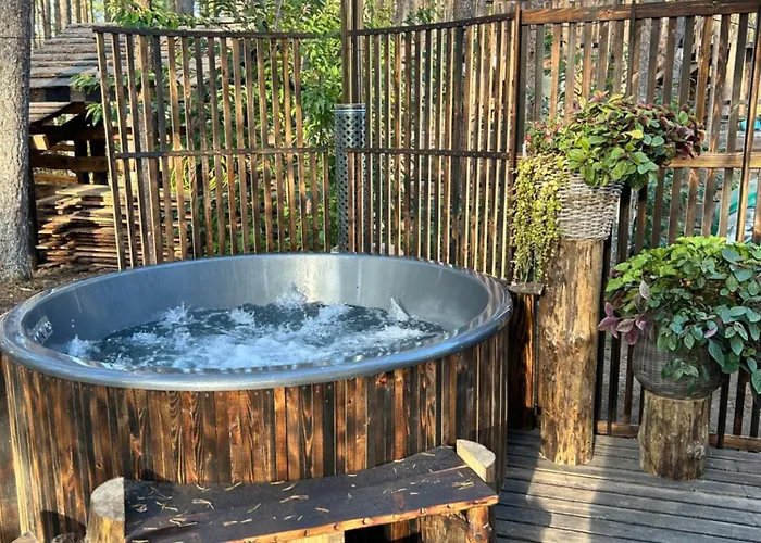 Lubiana180 Wabi Sabi W Lesie Jacuzzi Sauna Kominek - Drewno W Cenie Pobytu - Nad Jeziorem Kaszuby Pieski Tylko Do 10kg Za Dodatkowa Oplata Semesterbostad