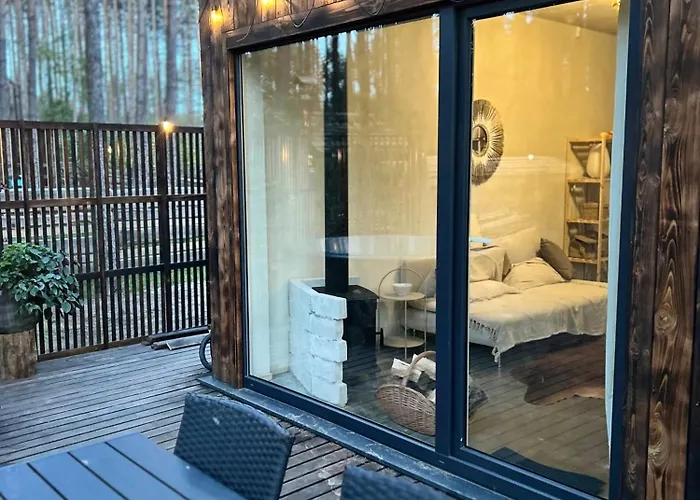 Lubiana180 Wabi Sabi W Lesie Jacuzzi Sauna Kominek - Drewno W Cenie Pobytu - Nad Jeziorem Kaszuby Pieski Tylko Do 10kg Za Dodatkowa Oplata * Lubiana