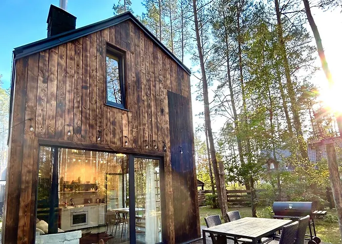 Semesterbostad Lubiana180 Wabi Sabi W Lesie Jacuzzi Sauna Kominek - Drewno W Cenie Pobytu - Nad Jeziorem Kaszuby Pieski Tylko Do 10kg Za Dodatkowa Oplata