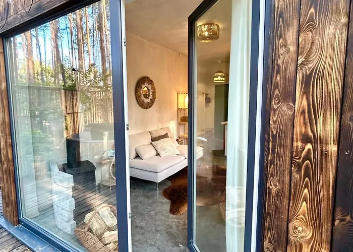 Lubiana180 Wabi Sabi W Lesie Jacuzzi Sauna Kominek - Drewno W Cenie Pobytu - Nad Jeziorem Kaszuby Pieski Tylko Do 10kg Za Dodatkowa Oplata Semesterbostad Lubiana