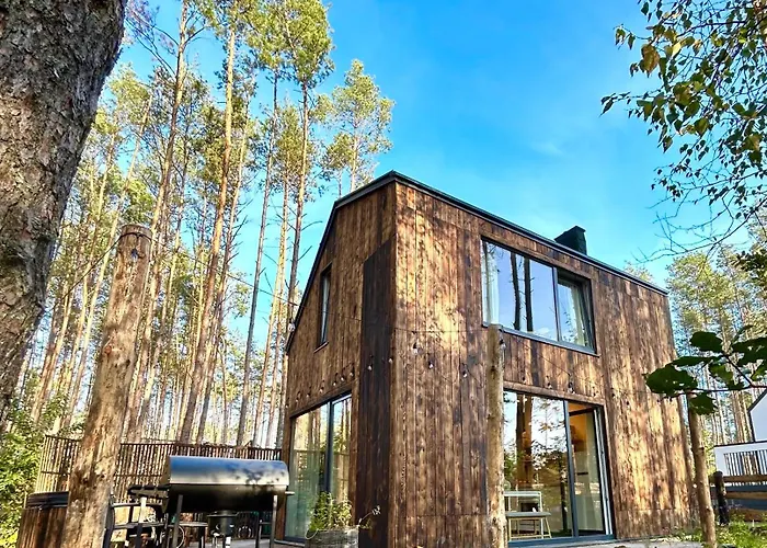 Lubiana180 Wabi Sabi W Lesie Jacuzzi Sauna Kominek - Drewno W Cenie Pobytu - Nad Jeziorem Kaszuby Pieski Tylko Do 10kg Za Dodatkowa Oplata Lubiana