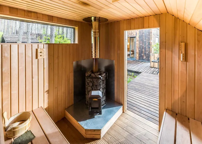 Semesterbostad Lubiana180 Wabi Sabi W Lesie Jacuzzi Sauna Kominek - Drewno W Cenie Pobytu - Nad Jeziorem Kaszuby Pieski Tylko Do 10kg Za Dodatkowa Oplata Lubiana