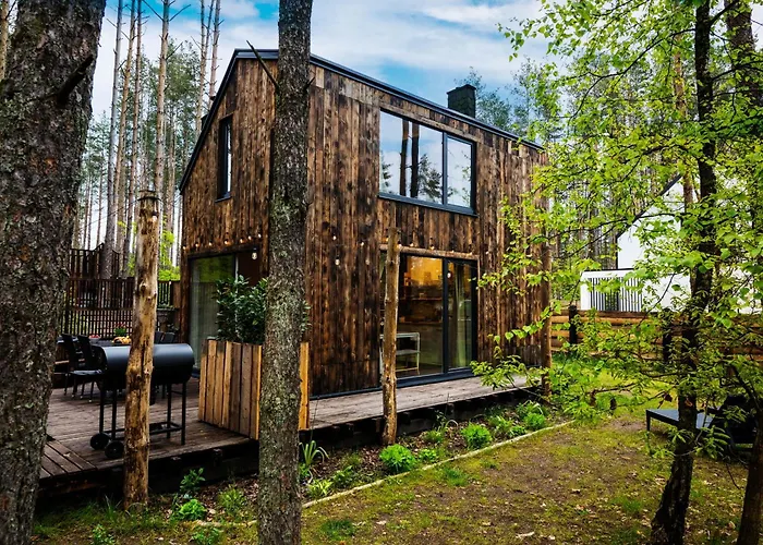 Semesterbostad Lubiana180 Wabi Sabi W Lesie Jacuzzi Sauna Kominek - Drewno W Cenie Pobytu - Nad Jeziorem Kaszuby Pieski Tylko Do 10kg Za Dodatkowa Oplata *