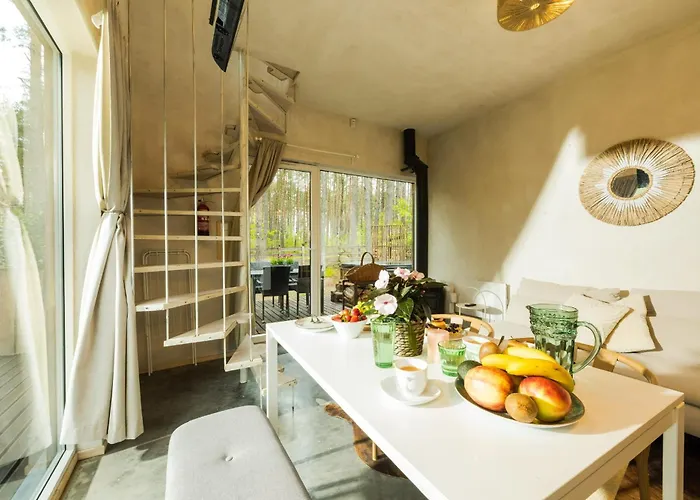 Semesterbostad Lubiana180 Wabi Sabi W Lesie Jacuzzi Sauna Kominek - Drewno W Cenie Pobytu - Nad Jeziorem Kaszuby Pieski Tylko Do 10kg Za Dodatkowa Oplata Lubiana