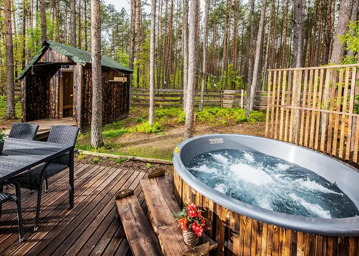 Lubiana180 Wabi Sabi W Lesie Jacuzzi Sauna Kominek - Drewno W Cenie Pobytu - Nad Jeziorem Kaszuby Pieski Tylko Do 10kg Za Dodatkowa Oplata Semesterbostad Lubiana