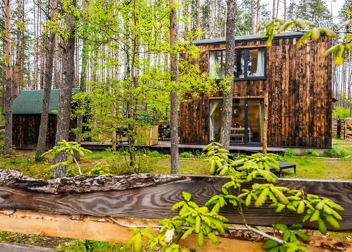 Semesterbostad Lubiana180 Wabi Sabi W Lesie Jacuzzi Sauna Kominek - Drewno W Cenie Pobytu - Nad Jeziorem Kaszuby Pieski Tylko Do 10kg Za Dodatkowa Oplata Lubiana