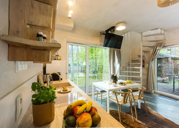 Lubiana180 Wabi Sabi W Lesie Jacuzzi Sauna Kominek - Drewno W Cenie Pobytu - Nad Jeziorem Kaszuby Pieski Tylko Do 10kg Za Dodatkowa Oplata *